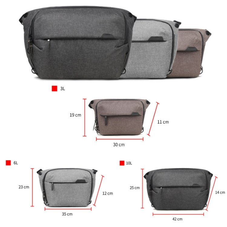 Portable Waterproof Photography SLR Camera Messenger Bag, Color: 3L Light Gray - free shipping - PMC TechLife - Order now!
