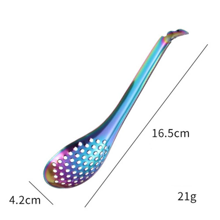2 PCS 304 Stainless Steel Small Caviar Colander Molecular Cooking Spoon, Color: Golden - Gadgets by PMC TechLife | Online Shopping South Africa | PMC TechLife | Buy Now Pay Later Mobicred