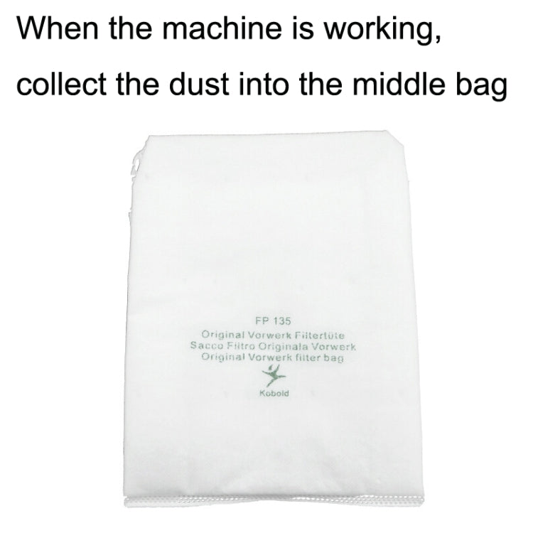 5PCS Dust Bag For Vorwerk VK135 / VK136 Vacuum Cleaner Accessories - free shipping - PMC TechLife - Order now!