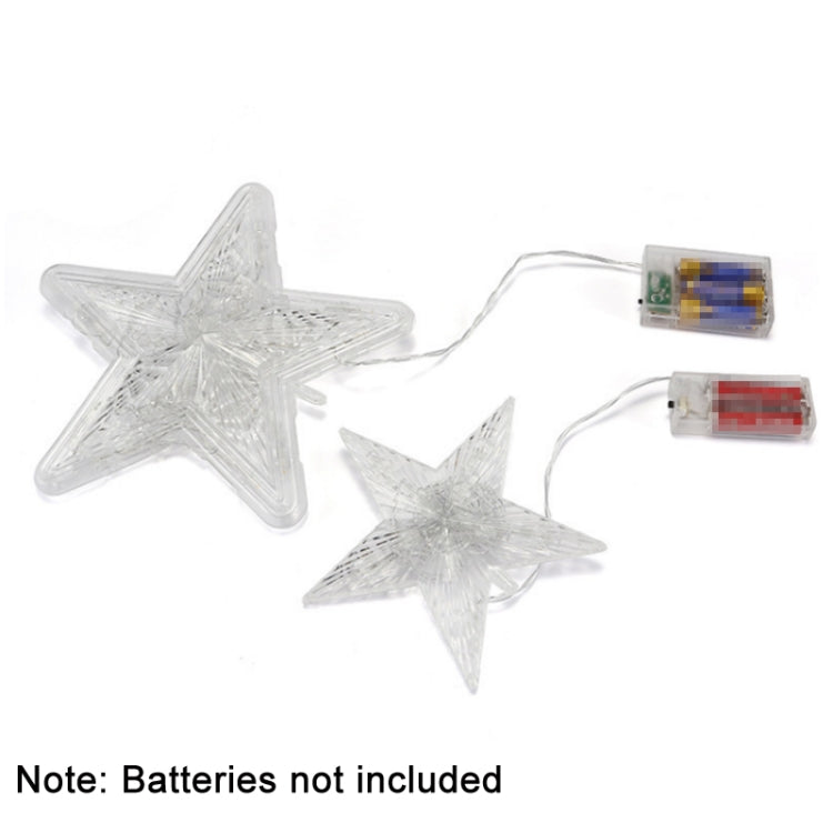Christmas Tree Top Light LED Glowing Star Lights, Size: Small Battery Model(Red) - free shipping - PMC TechLife - Order now!