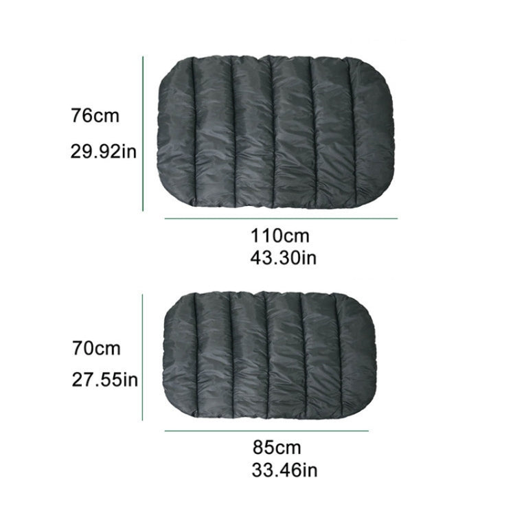 Pet Outdoor Waterproof Cushion Camping Cats And Dog Sleeping Pad, Size: Small 80x70cm(Grey) - Pads by PMC TechLife | Online Shopping South Africa | PMC TechLife | Buy Now Pay Later Mobicred