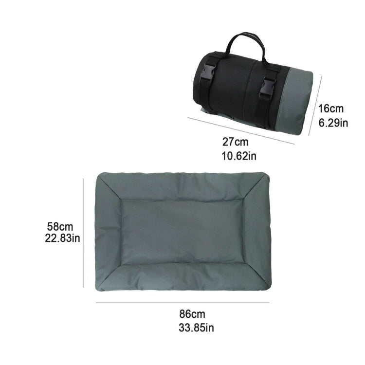 Outdoor Camping Foldable Pet Sleeping Pad 600D Oxford Cloth Waterproof Dog Pad(Sky Blue) - Pads by PMC TechLife | Online Shopping South Africa | PMC TechLife | Buy Now Pay Later Mobicred