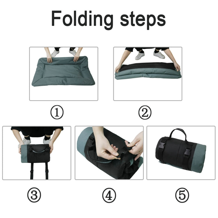 Outdoor Camping Foldable Pet Sleeping Pad 600D Oxford Cloth Waterproof Dog Pad(Brown) - Pads by PMC TechLife | Online Shopping South Africa | PMC TechLife | Buy Now Pay Later Mobicred