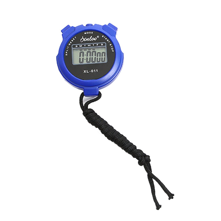 XINLOO XL-011 Display Single Memory Stopwatch Running Fitness Training Electronic Timer(Blue) - Pedometer by null | Online Shopping South Africa | PMC TechLife | Buy Now Pay Later Mobicred