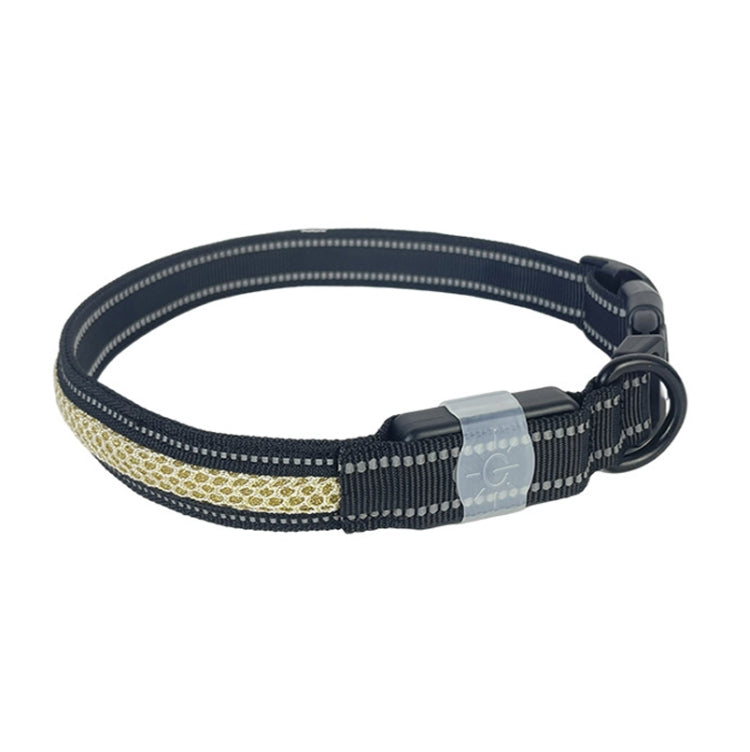 LED Rechargeable Wear-resistant and Waterproof Pet Lighting Collar, Size: M(Black) - Collars by PMC TechLife | Online Shopping South Africa | PMC TechLife | Buy Now Pay Later Mobicred