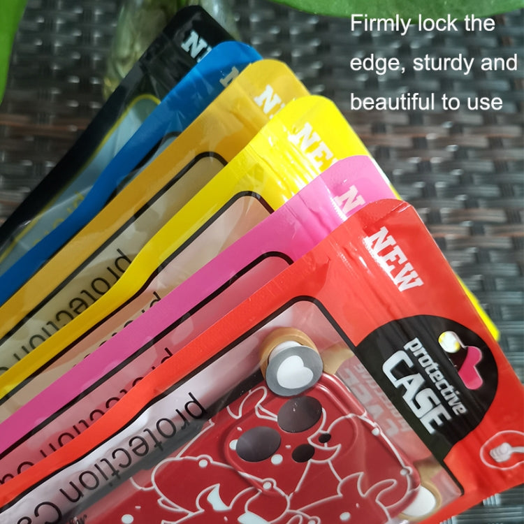 100PCS Phone Case Plastic Self-Sealing Pearl Packaging Bags, Size: 12x21cm (Black) - free shipping - PMC TechLife - Order now!