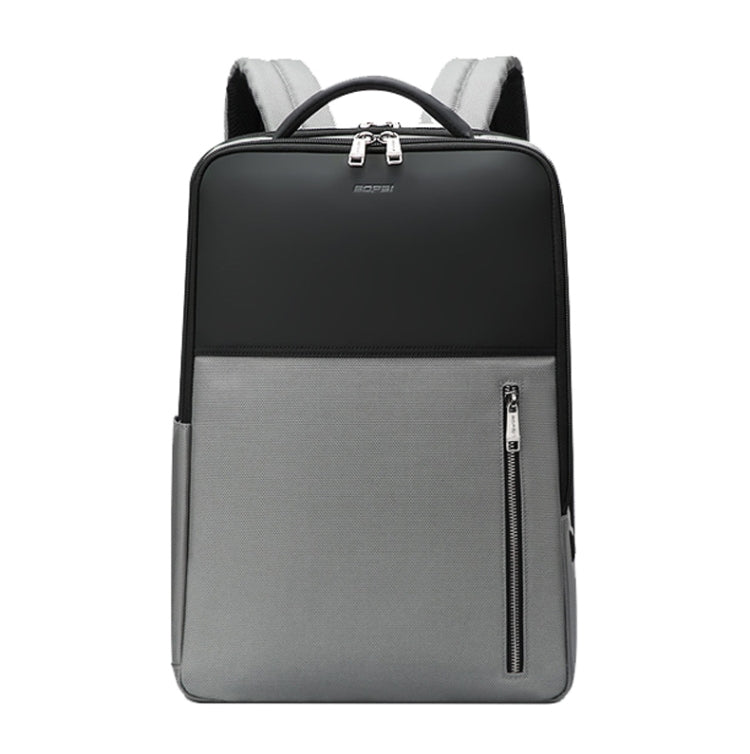 Bopai 61-68118 Multifunctional Wear-resistant Anti-theft Laptop Backpack with USB Charging Hole(Silver Gray) - free shipping - PMC Jewellery - Order now!