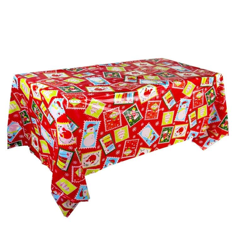 Christmas Halloween Party Event Decoration Tablecloth(Red Snowman) - Halloween Prop Decorations by PMC TechLife | Online Shopping South Africa | PMC TechLife | Buy Now Pay Later Mobicred
