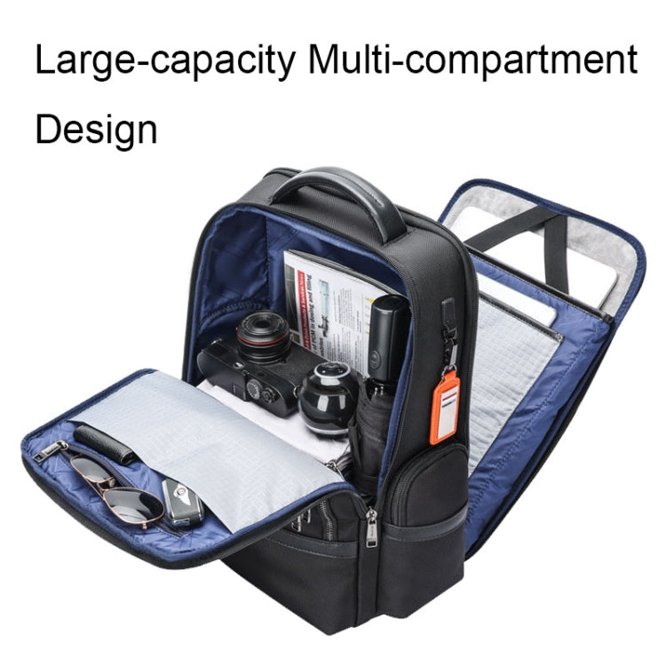 Bopai 61-121591 Multifunctional Anti-theft Laptop Business Backpack with USB Charging Hole(Black) - free shipping - PMC Jewellery - Order now!