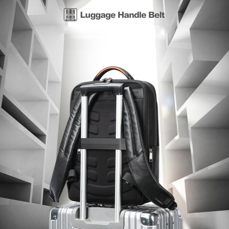 Bopai 61-121561 Multifunctional Anti-theft Laptop Business Backpack with USB Charging Hole(Black) - free shipping - PMC Jewellery - Order now!