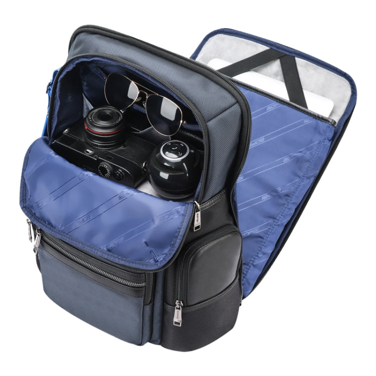 Bopai 61-121981 Multifunctional Anti-theft Laptop Business Backpack with USB Charging Hole(Navy Blue) - free shipping - PMC Jewellery - Order now!