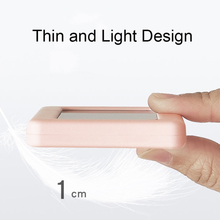 YD005 Mini Light and Thin LCD Screen Temperature/Humidity Meter Electronic Clock(White) - Alarm Clocks by PMc TechLife | Online Shopping South Africa | PMc TechLife | Buy Now Pay Later Mobicred