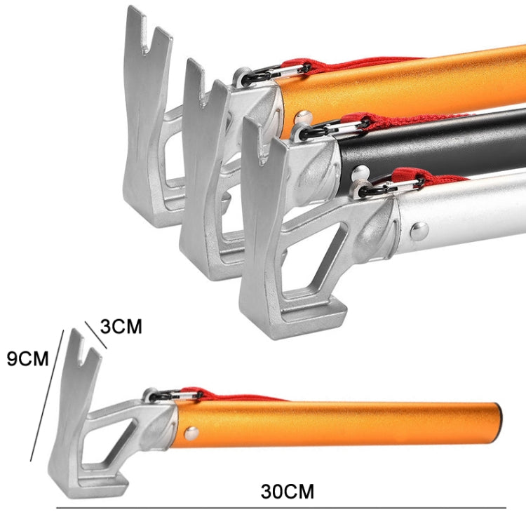 Outdoor Camping Multifunctional Tent Ground Nail Hammer(Silver) - Tents & Accessories by PMC TechLife | Online Shopping South Africa | PMC TechLife | Buy Now Pay Later Mobicred
