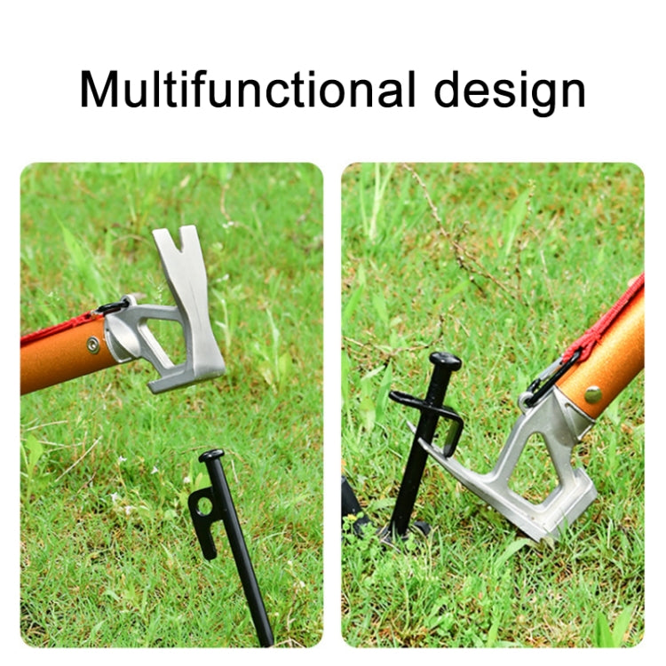 Outdoor Camping Multifunctional Tent Ground Nail Hammer(Silver) - Tents & Accessories by PMC TechLife | Online Shopping South Africa | PMC TechLife | Buy Now Pay Later Mobicred