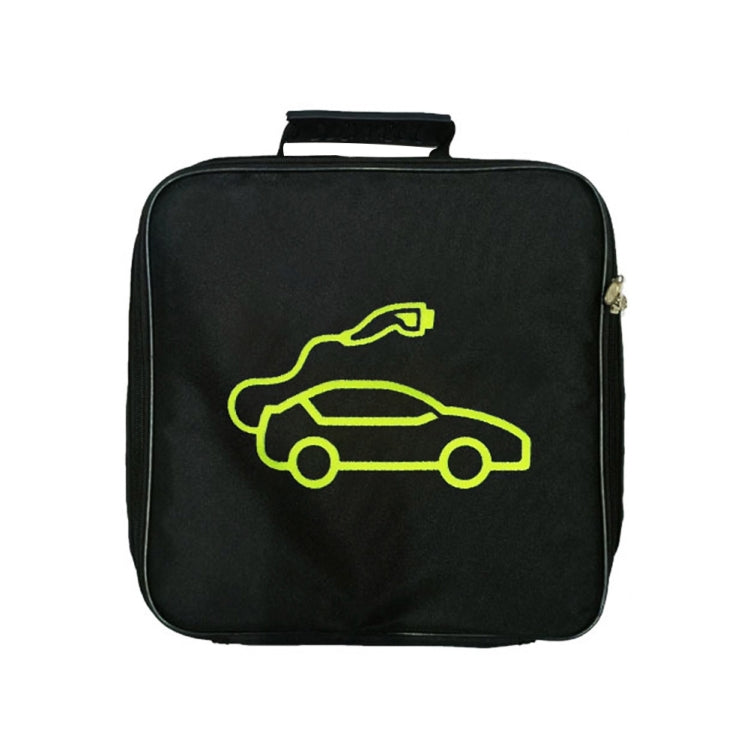Car Charging Cable Storage Bag Carry Bag For Electric Vehicle Charger Plugs,Spec: Square With Logo - EV Charger Accessories by PMC TechLife | Online Shopping South Africa | PMC TechLife