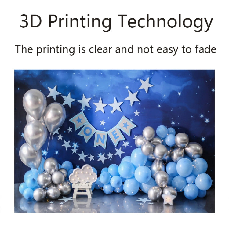 2.1m X 1.5m Birthday Party Shooting 3D Printed Background Cloth(4716) - Birthday Party by PMC TechLife | Online Shopping South Africa | PMC TechLife | Buy Now Pay Later Mobicred