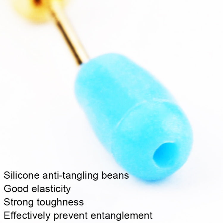 50 PCS HS-052 Silicone Eight-Shaped Ring Connector, Specification: Small(Blue) - Others by PMC TechLife | Online Shopping South Africa | PMC TechLife