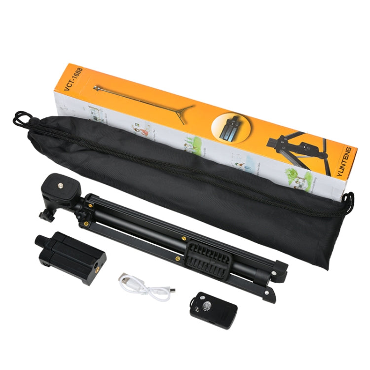 YUNTENG 1688 Selfie Stick Tripod Bluetooth Remote Control Camera Stand(Pink) - free shipping - PMC Jewellery - Order now!