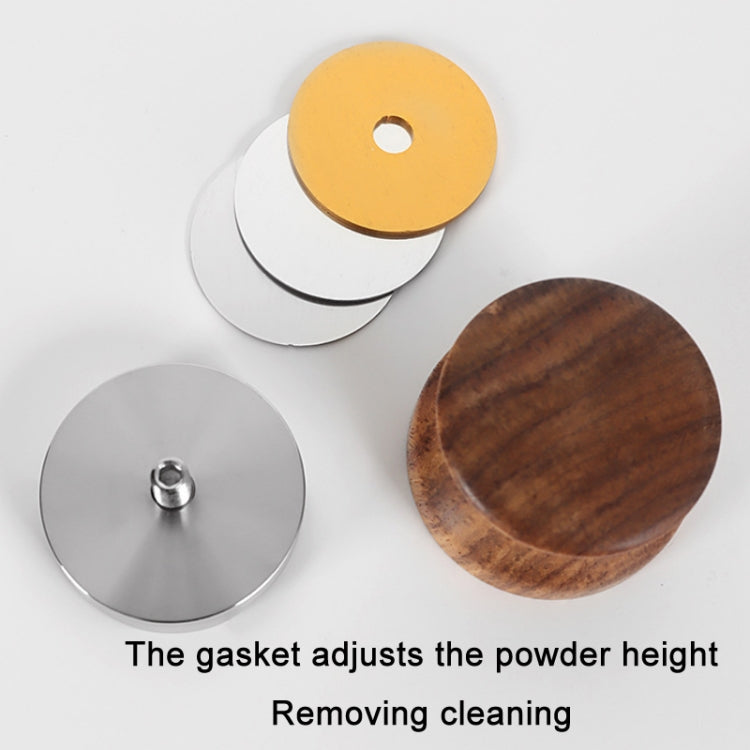 58 mm Pear Wood Stainless Steel Coffee Compressor - free shipping - PMC TechLife - Order now!