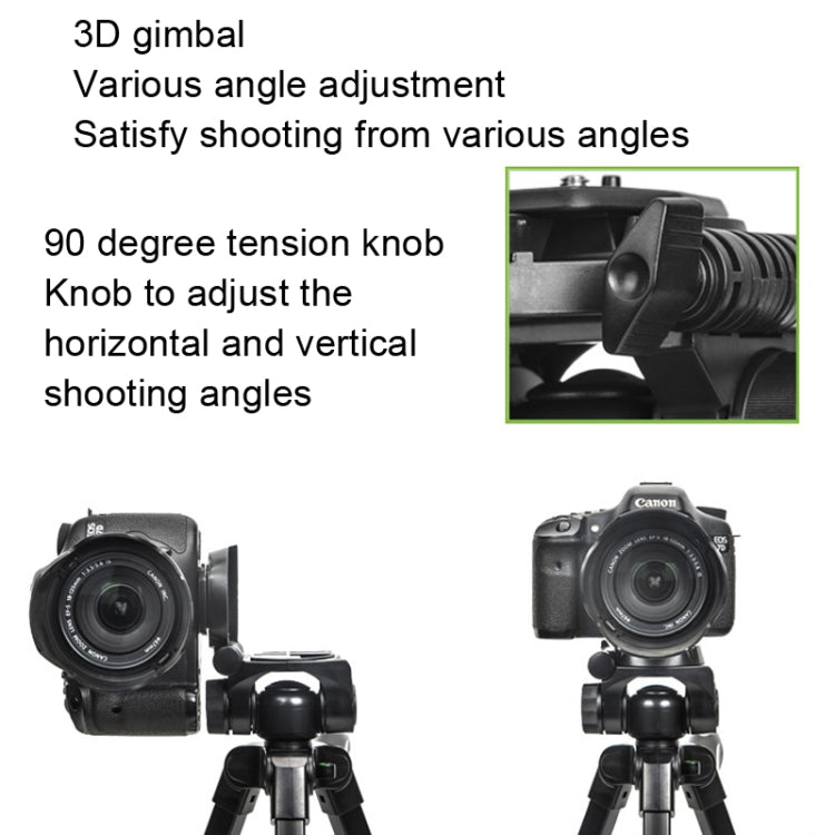 YUNTENG 696 SLR Tripod General Mobile Phone Stand(Black) - free shipping - PMC TechLife - Order now!