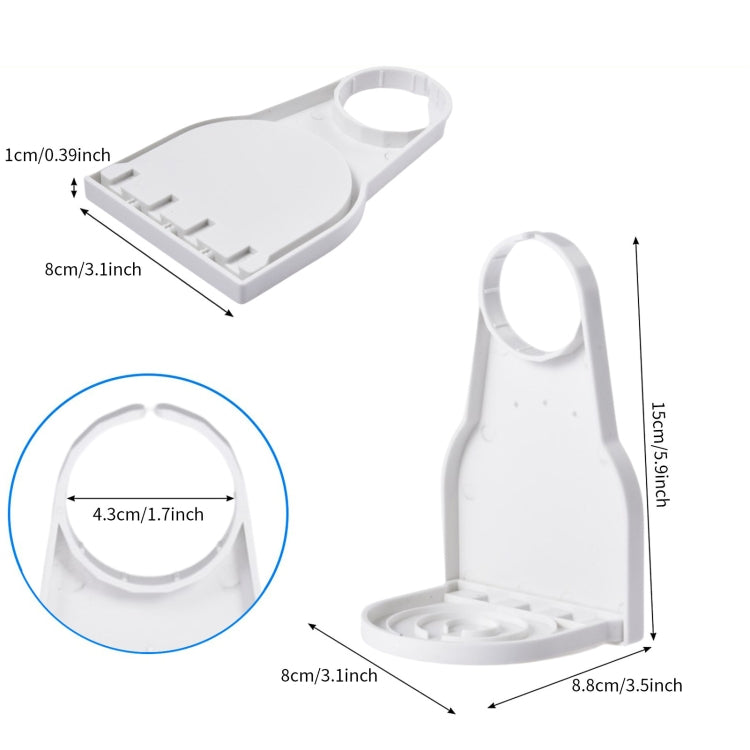 Foldable Laundry Detergent Drip Catcher Tray Cup Holder Soap Dispenser Gadget(White) - Shelves by PMC TechLife | Online Shopping South Africa | PMC TechLife | Buy Now Pay Later Mobicred