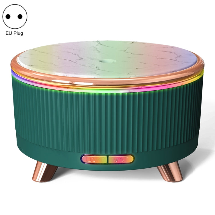 Ultrasonic Aromatherapy Diffuser Humidifier Essential Oil Diffuser EU Plug(Dark Green) - free shipping - PMC TechLife - Order now!