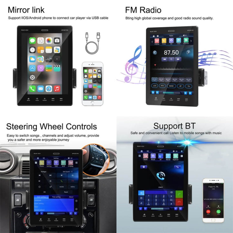 C800 9.5 Inch MP5 Single Butt Carplay Player, Style: Standard - free shipping - PMC TechLife - Order now!