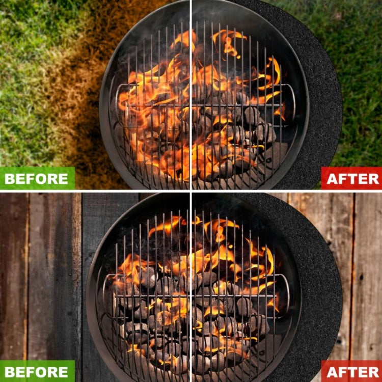 Fireproof Grill Mat Fiberglass High Temperature Resistant Camping Mat 32 Inches - Camping Mats by PMC TechLife | Online Shopping South Africa | PMC TechLife | Buy Now Pay Later Mobicred