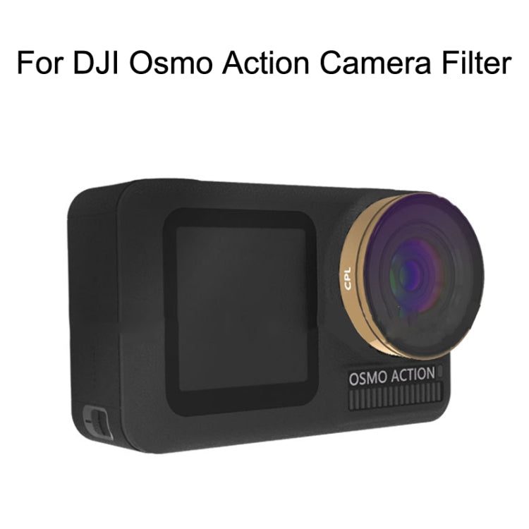 JSR For DJI Osmo Action Motion Camera Filter, Style: LG-Red - Lens Filter by JSR | Online Shopping South Africa | PMC TechLife | Buy Now Pay Later Mobicred
