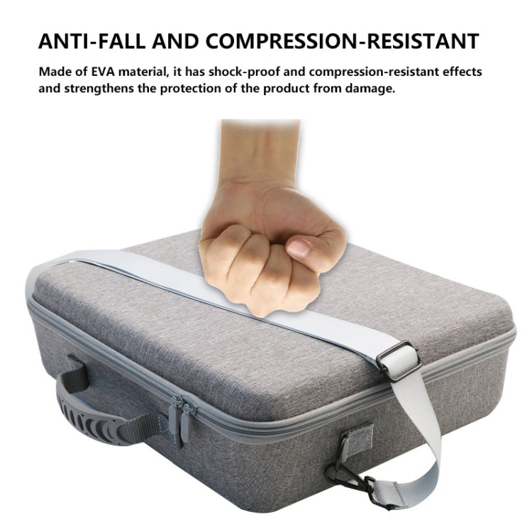 For PS5 Slim Game Console EVA Storage Bag Handbag Carrying Case(1959 Black) - Bags by PMC TechLife | Online Shopping South Africa | PMC TechLife