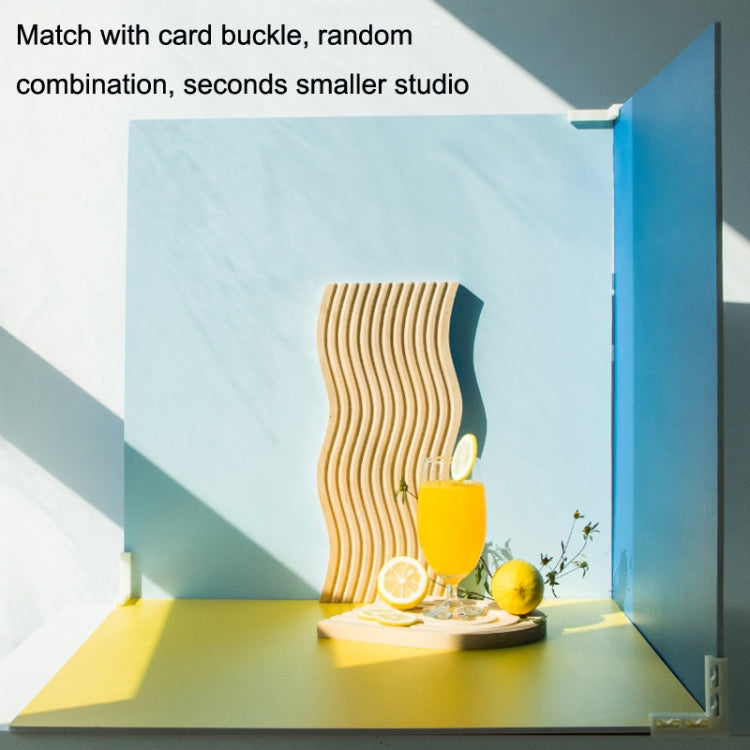 40x40CM Double-sided Photography Background Board Food Photo Props(Black White) - Solid Color by PMC TechLife | Online Shopping South Africa | PMC TechLife | Buy Now Pay Later Mobicred