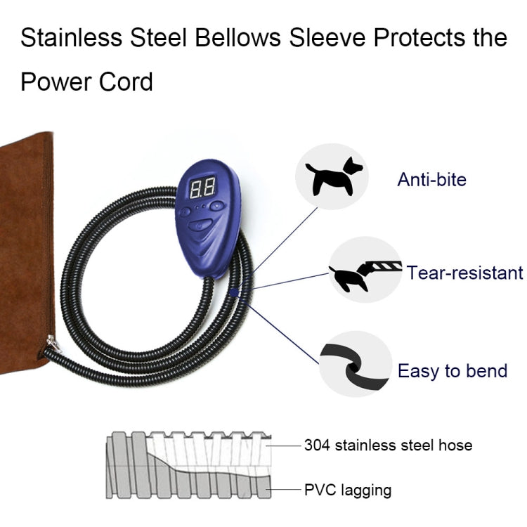 50x50cm Blue 12V Low Voltage Multifunctional Warm Pet Heating Pad Pet Electric Blanket(UK Plug) - free shipping - PMC TechLife - Order now!