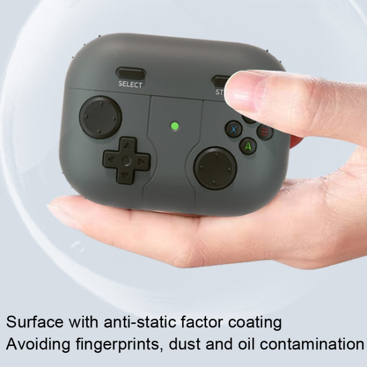 For Airpods Pro 2 Soft Shell Drop-proof Silicone Headphone Cover With Hook (Purple) - For AirPods Pro 2 by PMC Jewellery | Online Shopping South Africa | PMC Jewellery | Buy Now Pay Later Mobicred