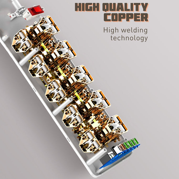 LDNIO SC10610 30W 10+6 Ports Multifunctional Travel Home Office Fast Charging Socket, Spec: UK Plug - Extension Socket by LDNIO | Online Shopping South Africa | PMC TechLife | Buy Now Pay Later Mobicred