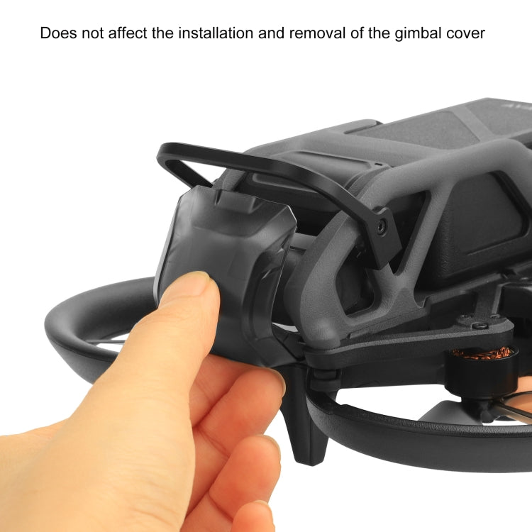 Sunnylife Gimbal Lens Aluminum Anti-collision Bumper For DJI Avata(Black) - Other by Sunnylife | Online Shopping South Africa | PMC TechLife | Buy Now Pay Later Mobicred