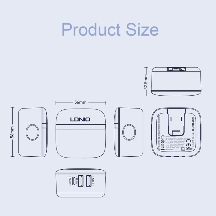 LDNIO A3513Q 32W QC3.0 3 USB Ports Phone Adapter UK Plug with Micro USB Cable - free shipping - PMC TechLife - Order now!