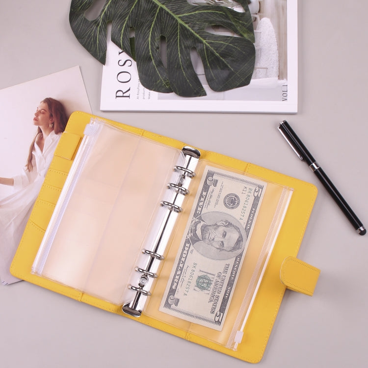 A6 Macaron Notebook PU Loose-leaf Cash Budget Handbook(Black) - Notebooks by PMc TechLife | Online Shopping South Africa | PMc TechLife | Buy Now Pay Later Mobicred