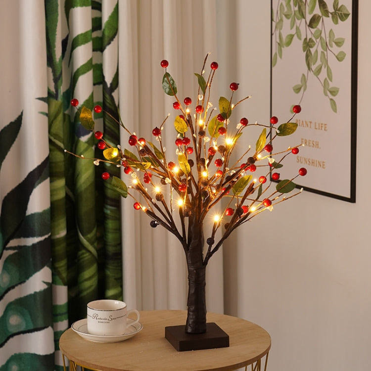SJ-SD048 LED Home Decoration Light Christmas Lighted Tree, Style: Detachable Base Red Fruit - Christmas Decoration Lamps by PMc TechLife | Online Shopping South Africa | PMc TechLife | Buy Now Pay Later Mobicred