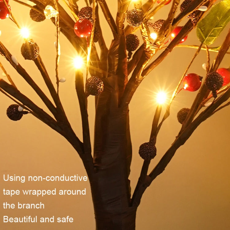 SJ-SD048 LED Home Decoration Light Christmas Lighted Tree, Style: Detachable Base Red Fruit - Christmas Decoration Lamps by PMc TechLife | Online Shopping South Africa | PMc TechLife | Buy Now Pay Later Mobicred
