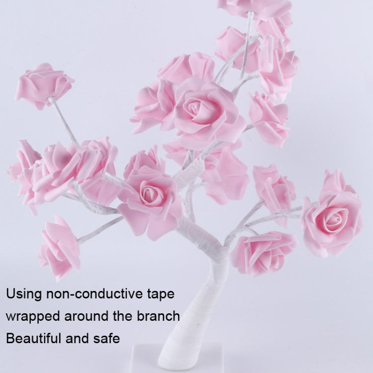 SJ-SD042 Rose Tree LED Christmas Party Decoration Light, Style: Detachable Base(Purple) - Christmas Decoration Lamps by PMc TechLife | Online Shopping South Africa | PMc TechLife | Buy Now Pay Later Mobicred