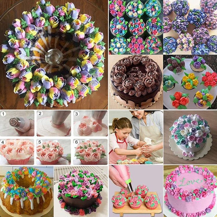 10PCS/Set Stainless Steel Laminating Nozzle Set Cake DIY Laminating Nozzle Set Baking Tools - Baking Pastry Tools by PMC TechLife | Online Shopping South Africa | PMC TechLife