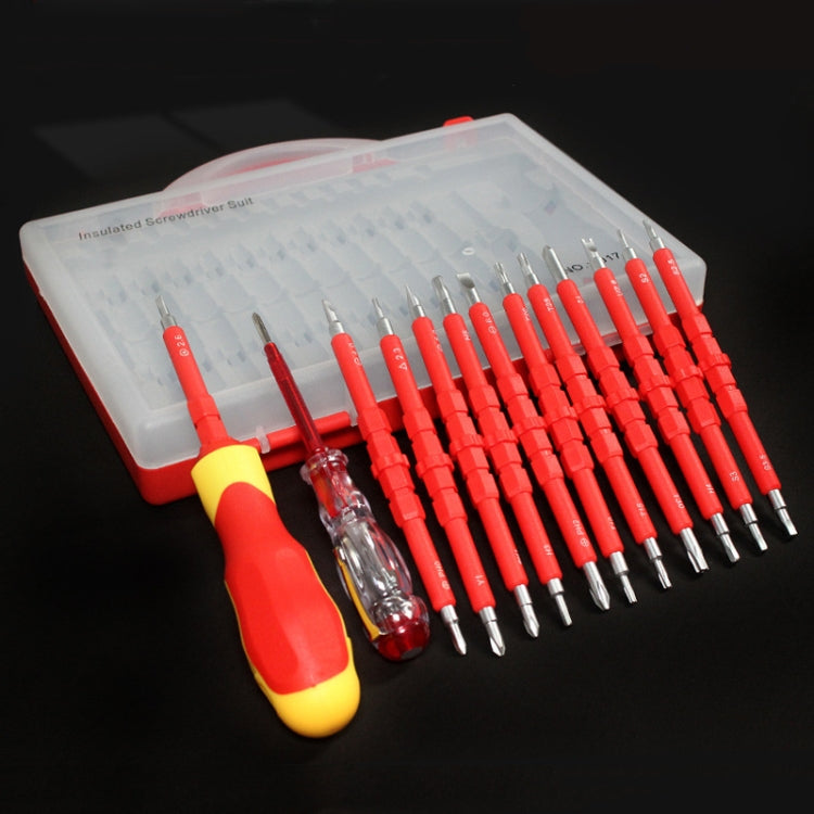 26 In 1 VDE Insulated Handle Electrician Screwdriver Set Home Maintenance Tools - Screwdriver Tools by PMC TechLife | Online Shopping South Africa | PMC TechLife | Buy Now Pay Later Mobicred