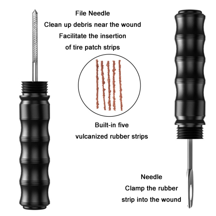 BIKERSAY BT056 Bicycle Fork Drill Bit Vacuum Tire Repair Tool(Red) - Maintenance tools by BIKERSAY | Online Shopping South Africa | PMC TechLife | Buy Now Pay Later Mobicred