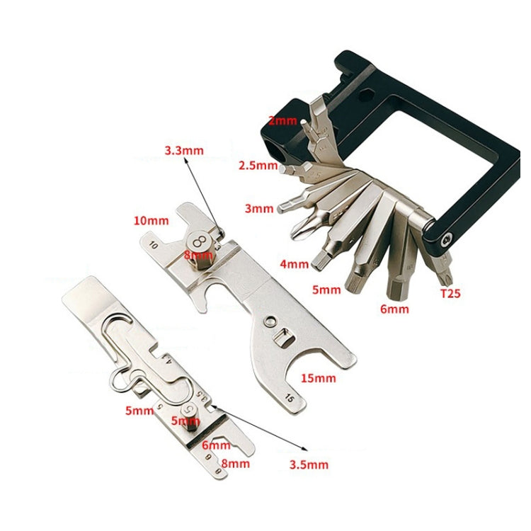 BIKERSAY Bicycle Multifunctional Wrench Folding Repair Tool Set(BT004) - Maintenance tools by BIKERSAY | Online Shopping South Africa | PMC TechLife | Buy Now Pay Later Mobicred