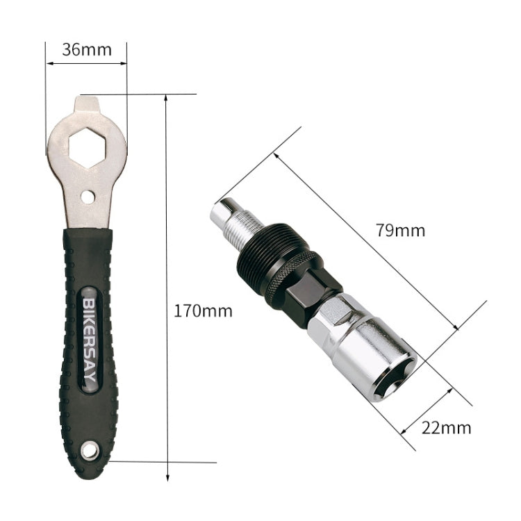 BIKERSAY Bicycle Disc Crank Rama Removal Tool, Model: BT015 - free shipping - PMc TechLife - Order now!