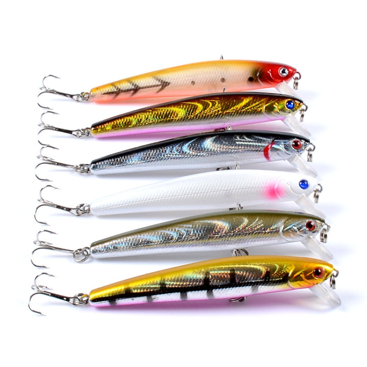 5 PCS M0205 9.6cm/9.8g Minnow Bionic Fake Bait Plastic Floating Hard Bait(5) - Fishing Lures by PMC TechLife | Online Shopping South Africa | PMC TechLife | Buy Now Pay Later Mobicred