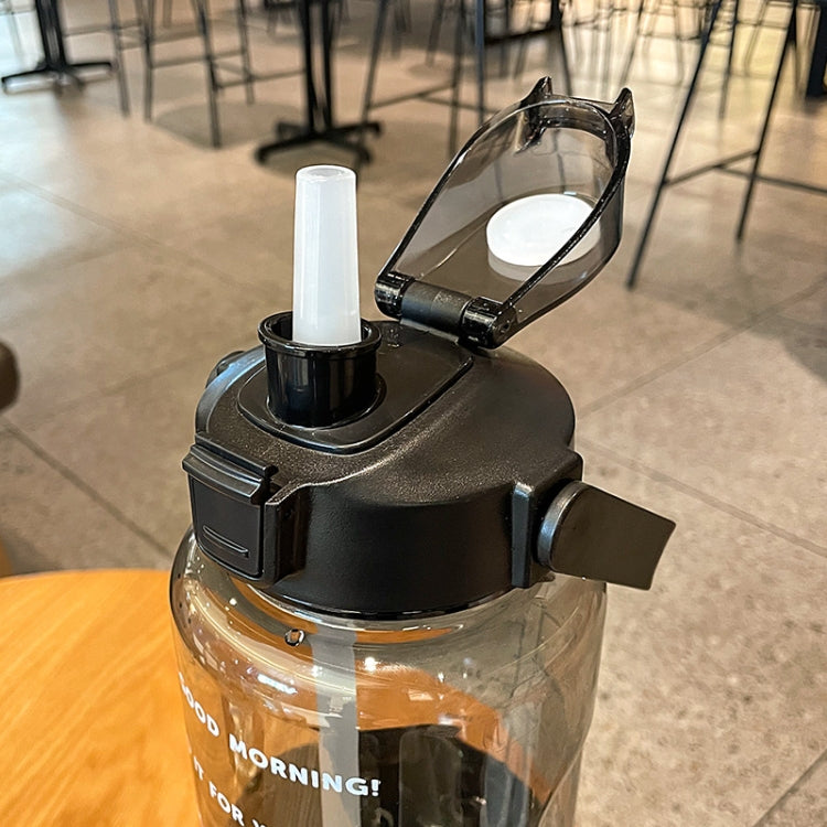 GYBL4503 2000ml Large-capacity Outdoor Sports Water Bottle with Straw, Spec: Blue - free shipping - PMC TechLife - Order now!