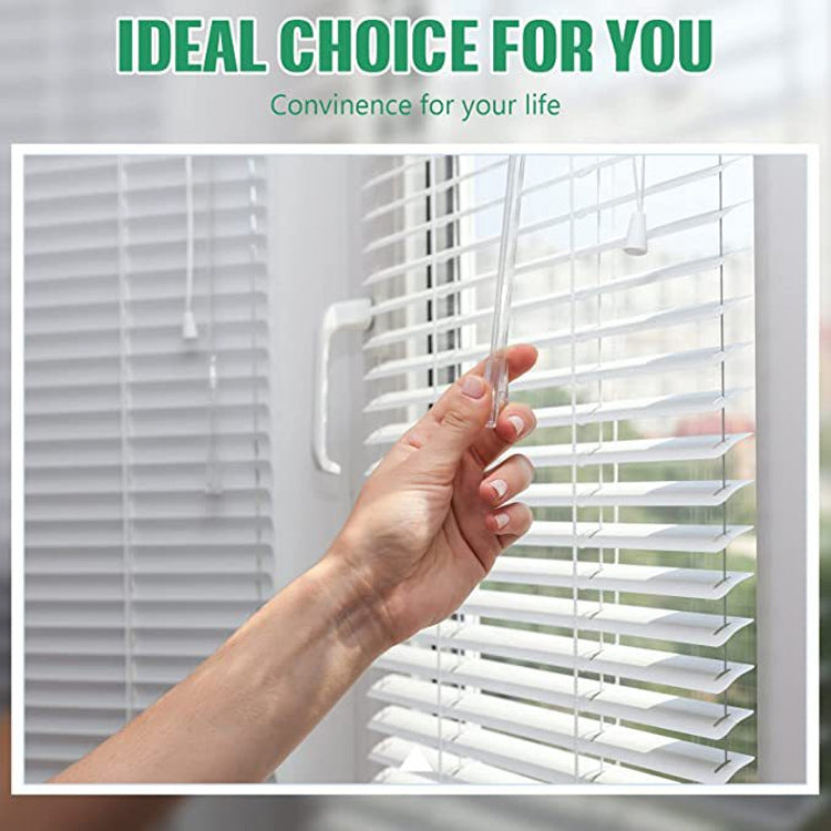 5PCS Blinds Acrylic Transparent Rod Move Light Rod With Hook Handle, Size: 17 Inch - Curtain Decorative Accessories by PMC TechLife | Online Shopping South Africa | PMC TechLife