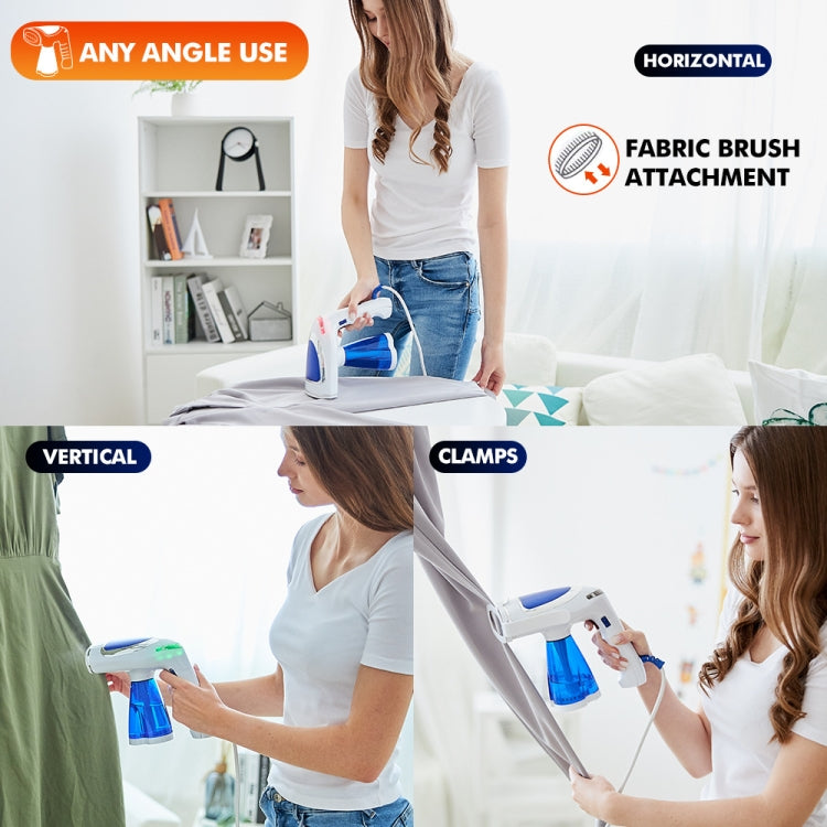 1600W  Handheld Folding Iron Mini Steam Iron, Color: White Single Gear(EU Plug) - Garment Steamer by PMc TechLife | Online Shopping South Africa | PMc TechLife | Buy Now Pay Later Mobicred