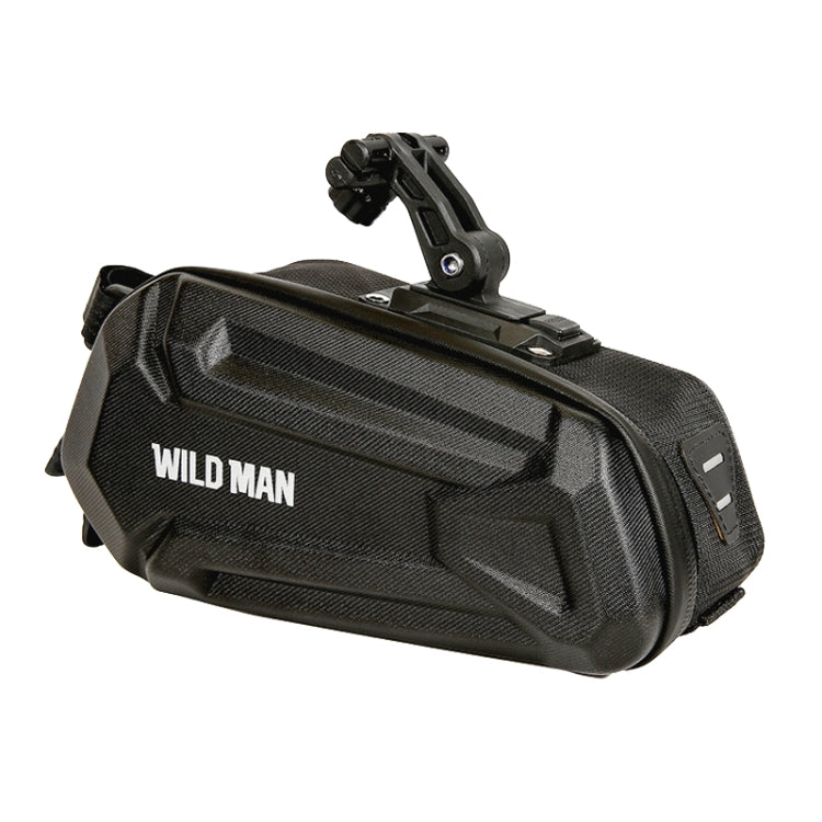 WILD MAN XT7 1.2L Mountain Bike EVA Hard Shell Waterproof Wear-resistant Tail Bag(Twill Style) - free shipping - PMC TechLife - Order now!